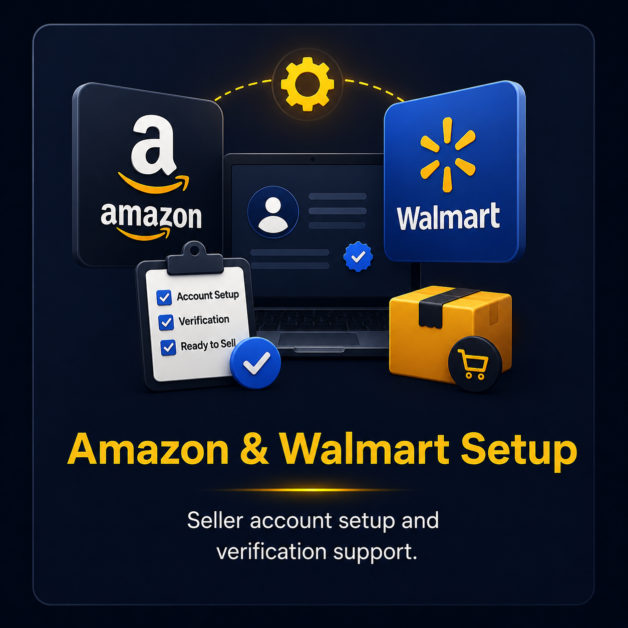 amazon & walmart setup